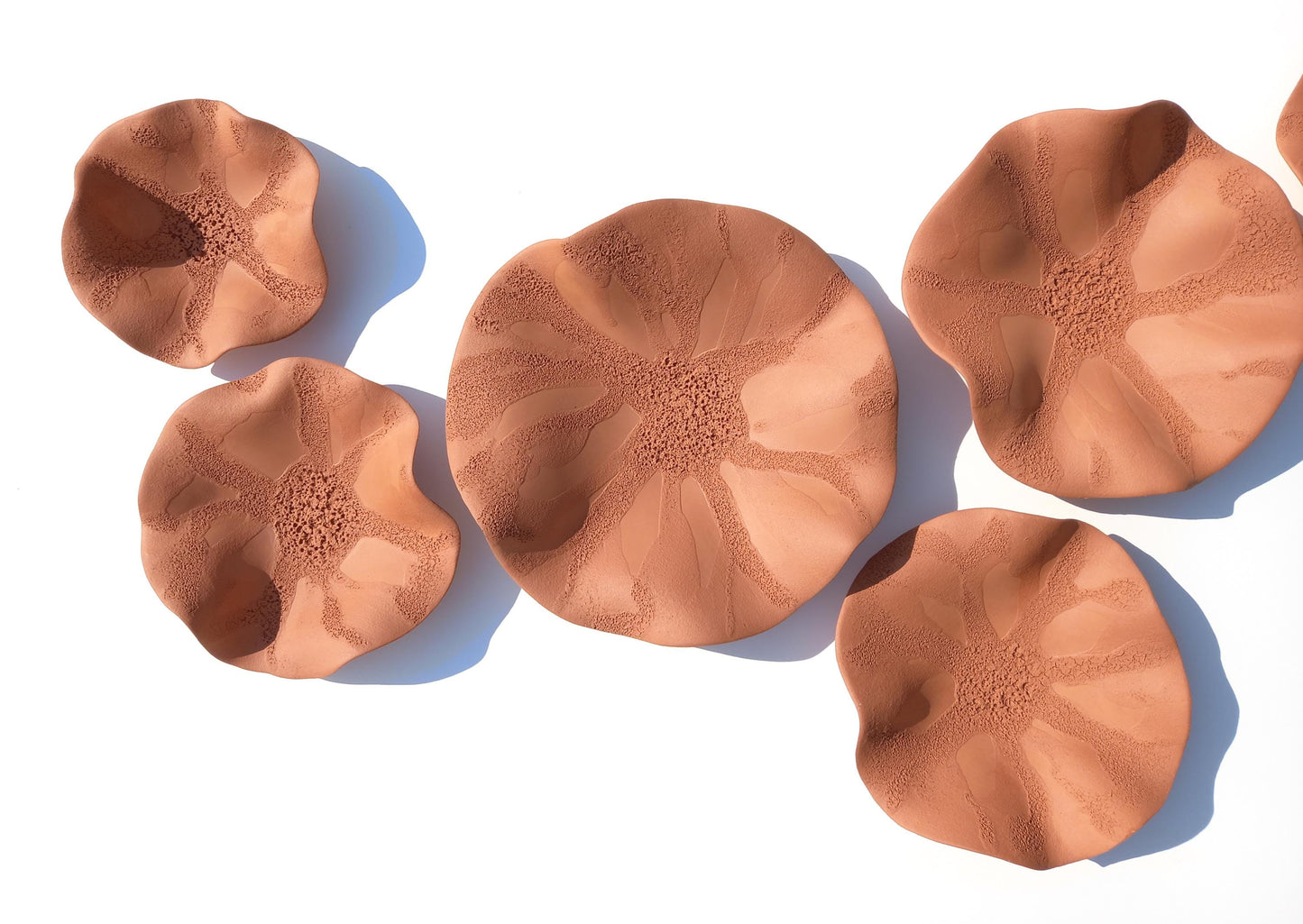 Terracotta Wall Art - Ceramic Wall Sculpture - Modern Decorative Tiles - Made to Order