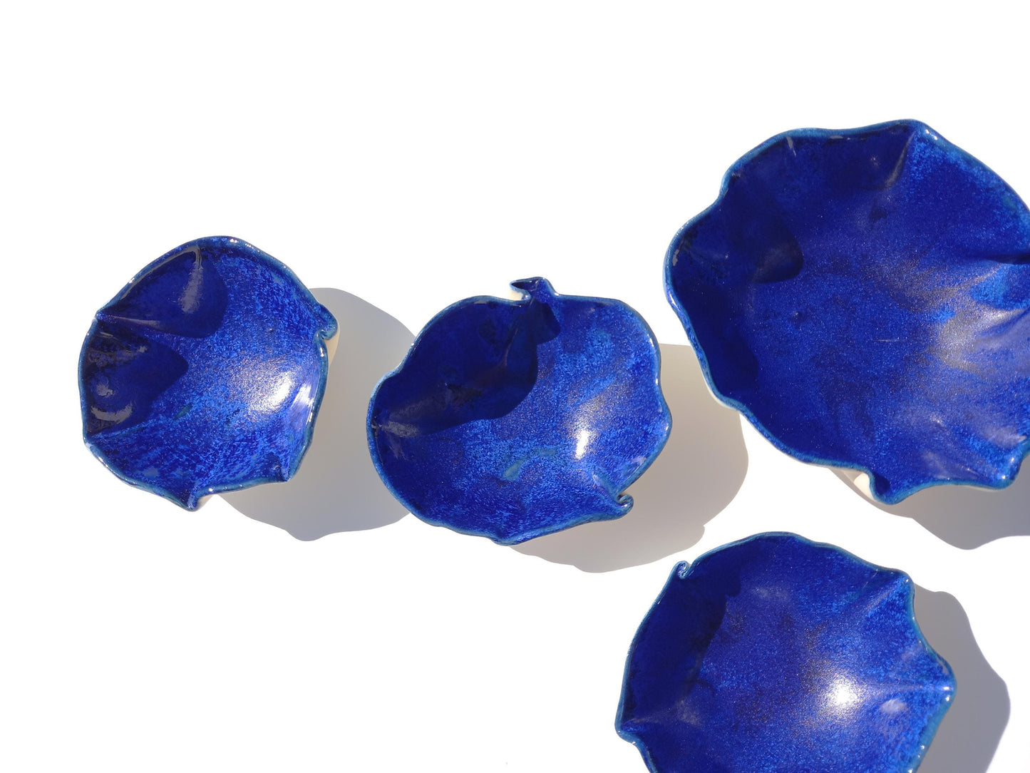Large Blue Porcelain Wall Art - Ceramic Installation - Minimalist Sculpture - MADE TO ORDER