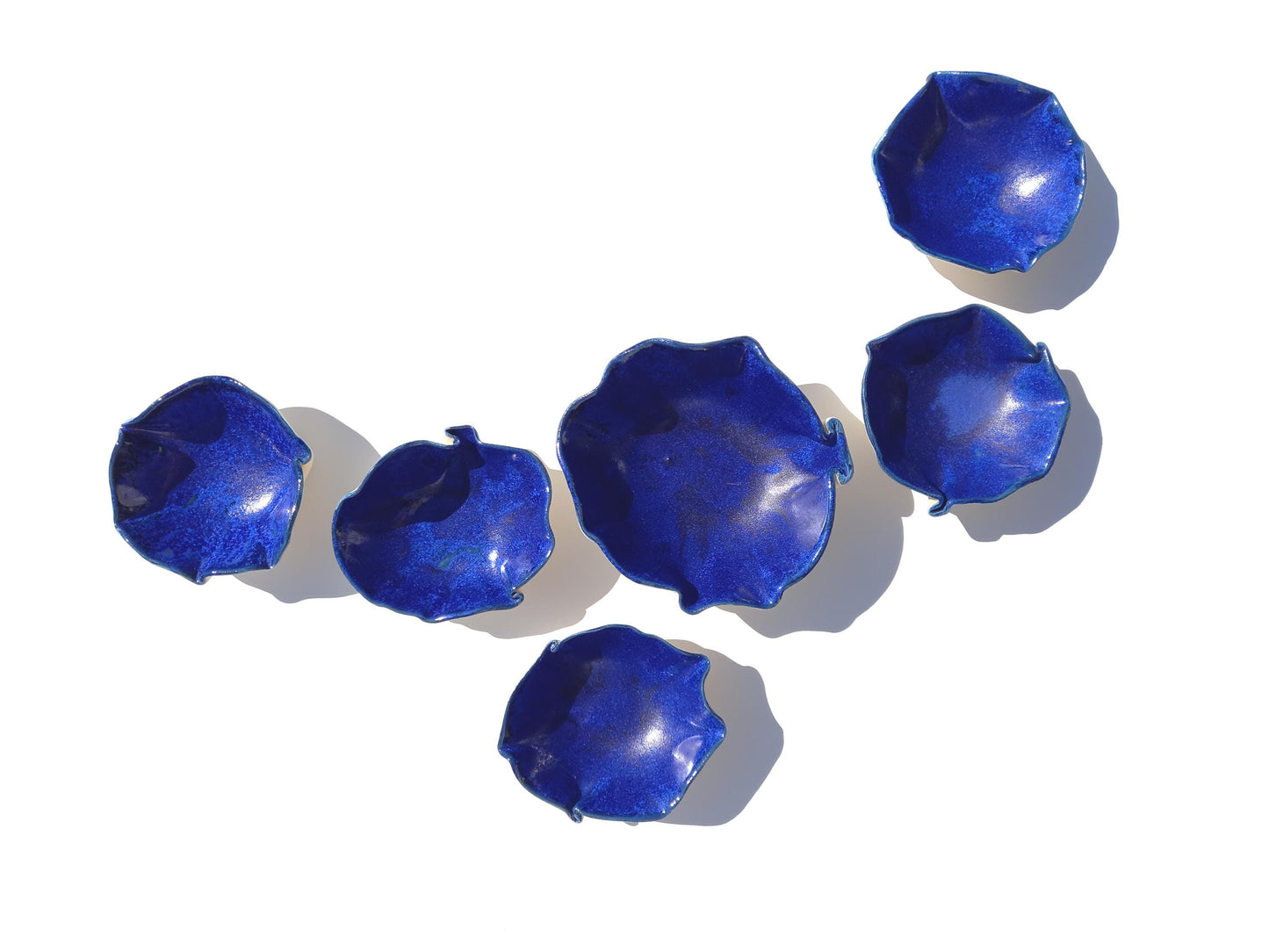 Large Blue Porcelain Wall Art - Ceramic Installation - Minimalist Sculpture - MADE TO ORDER