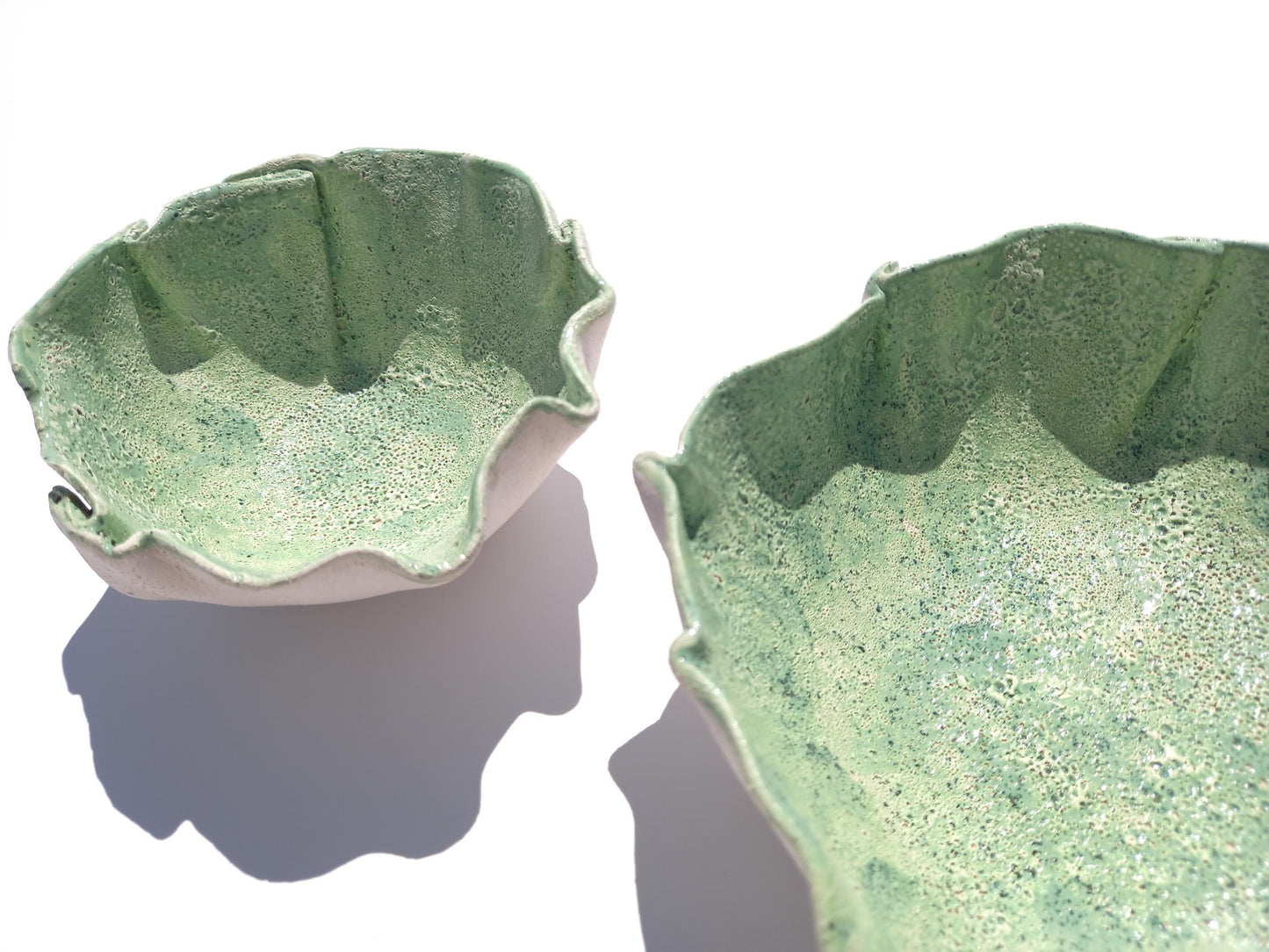 Light Green Ceramic Wall Art Sculpture: Design Your Own Set