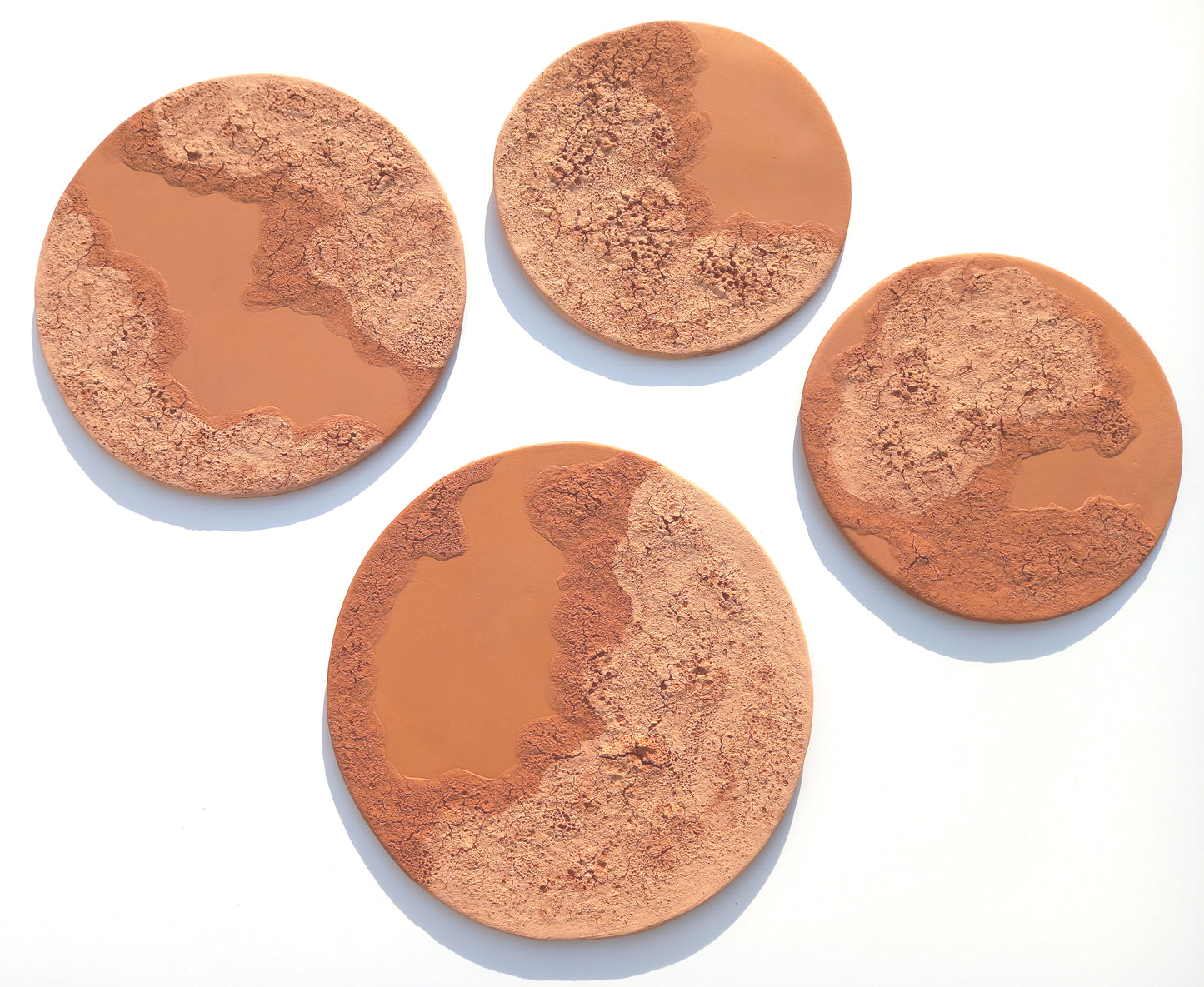 Large Terracotta Wall Tile: Handmade Ceramic Wall Sculpture, Desert Decor (Made to Order)
