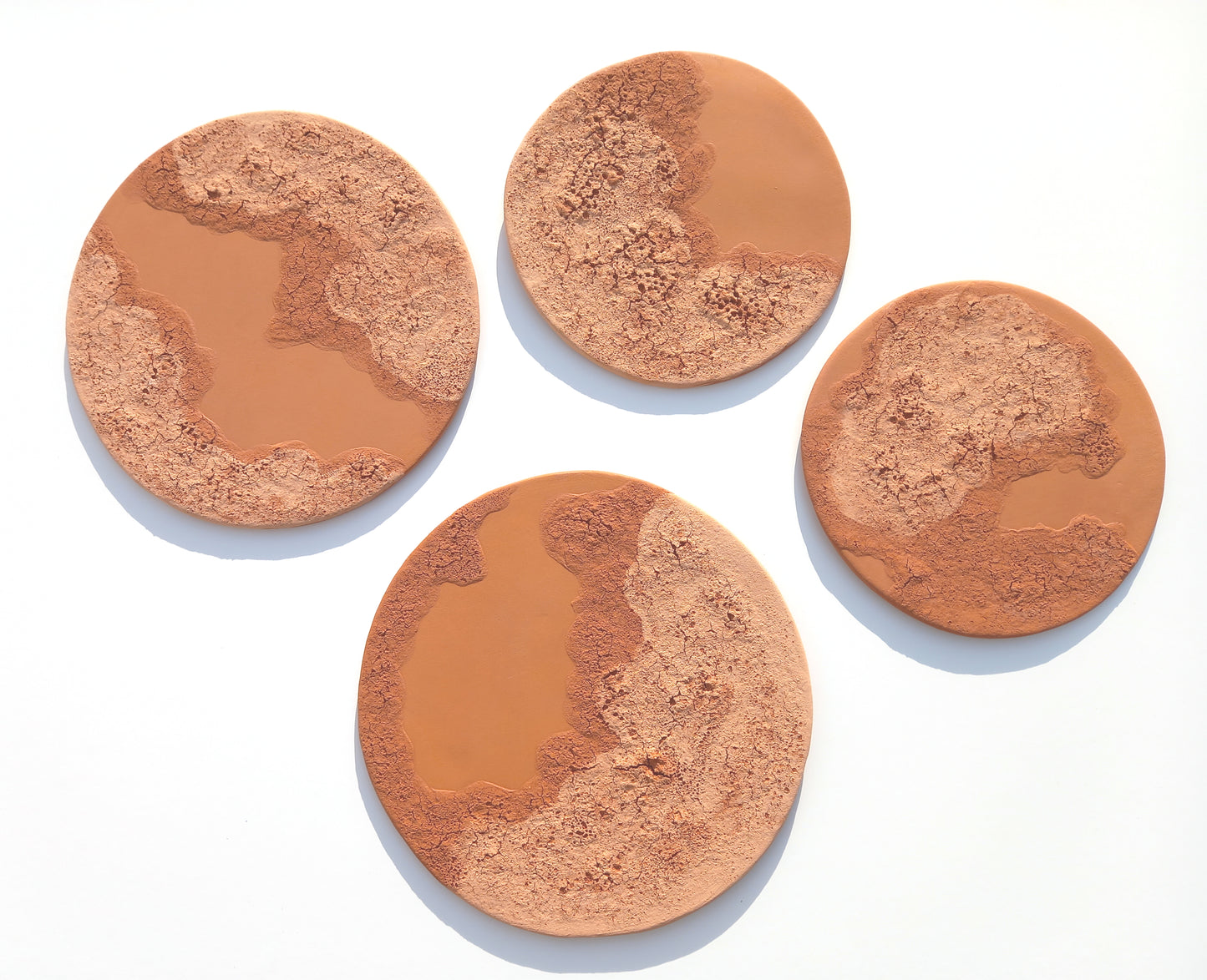 Large Terracotta Wall Tile: Handmade Ceramic Wall Sculpture, Desert Decor (Made to Order)