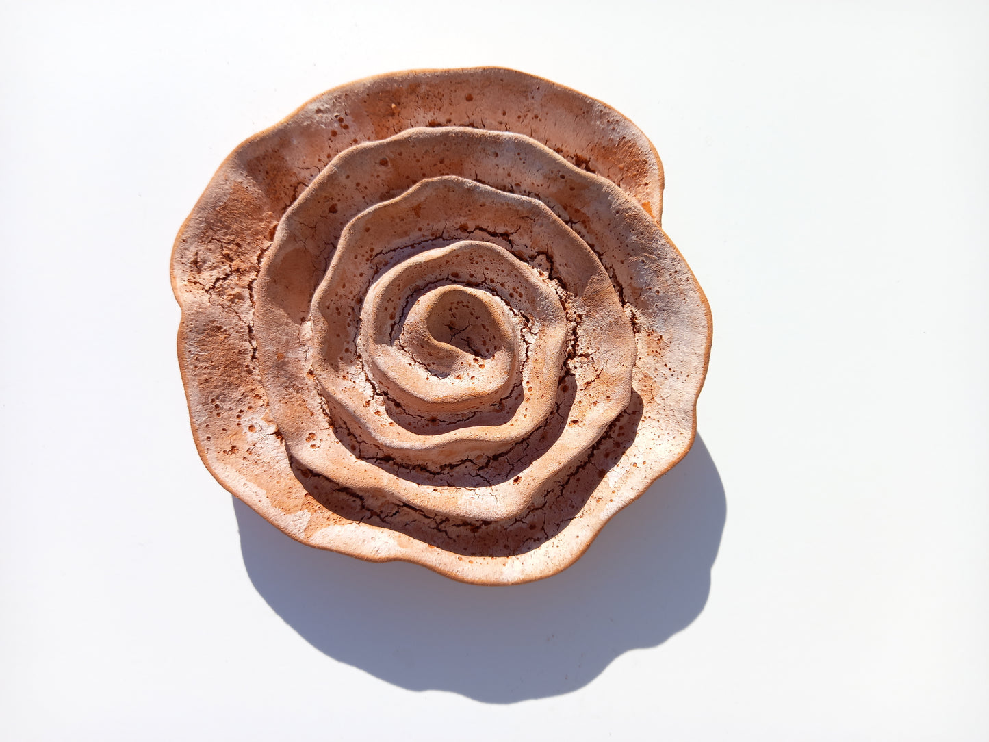 Ceramic Flower Sculpture Set: Handmade Wall Art, Made to Order