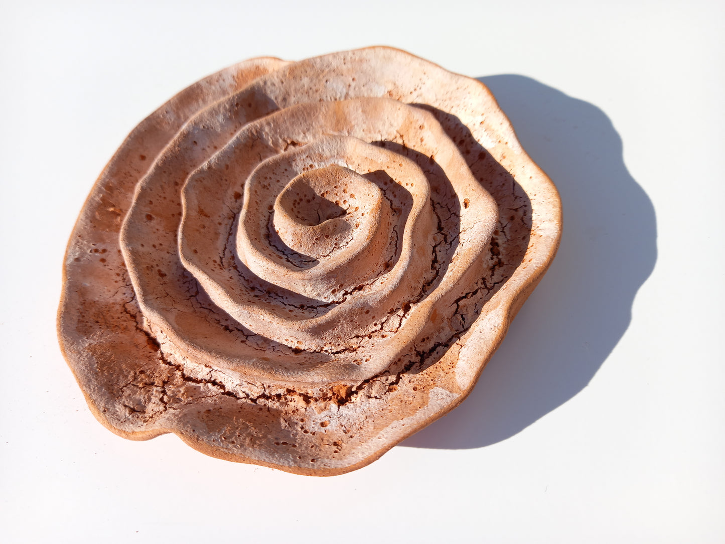 Ceramic Flower Sculpture Set: Handmade Wall Art, Made to Order