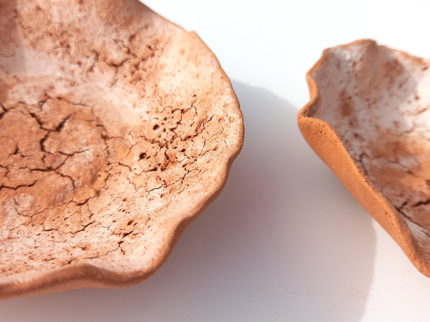 Handmade Terracotta Tulip Wall Sculpture: Earthy Ceramic Tile Art