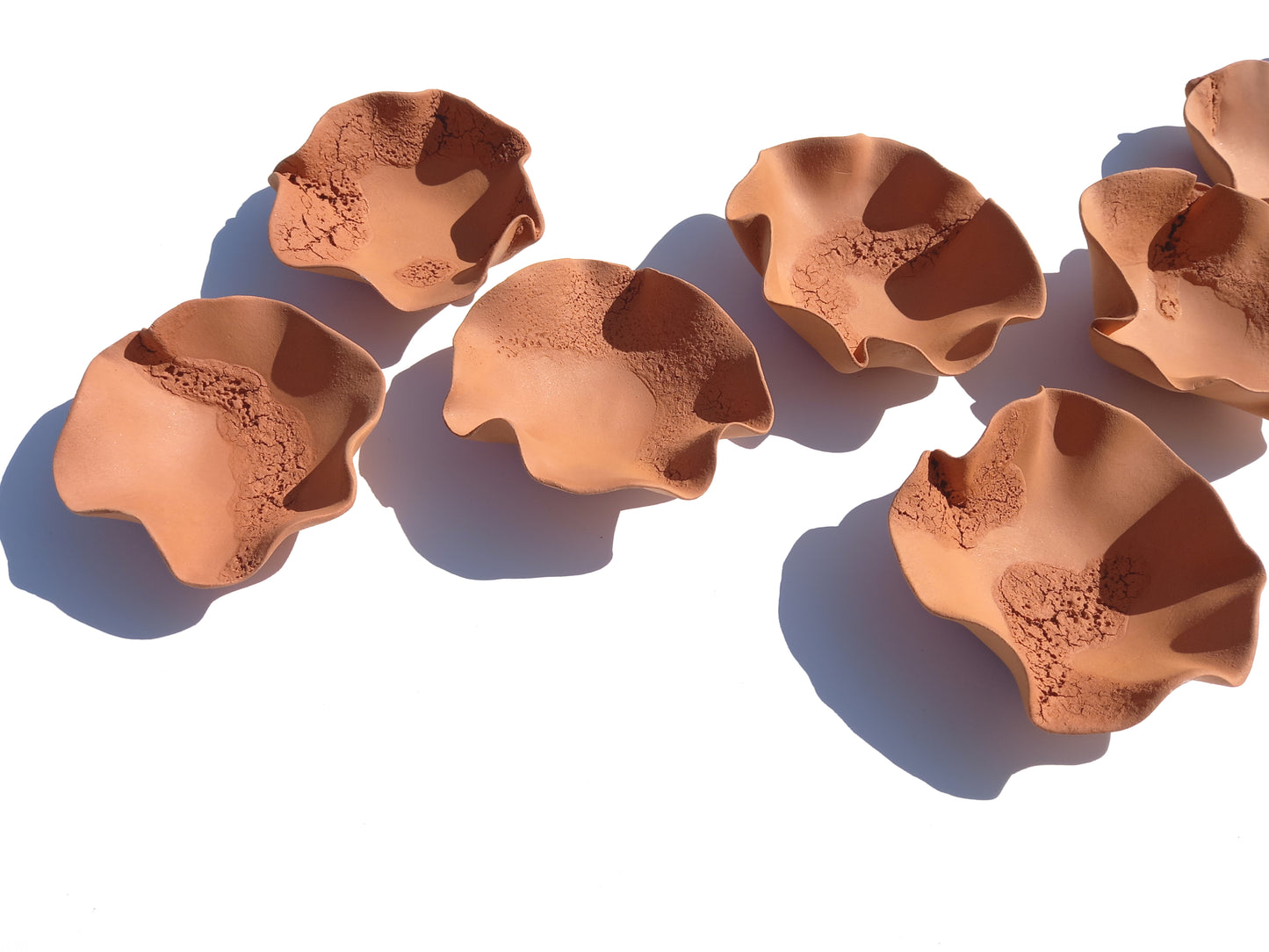 Large Terracotta Wall Art - Ceramic Installation - Organic Modern Sculpture Set - MADE TO ORDER