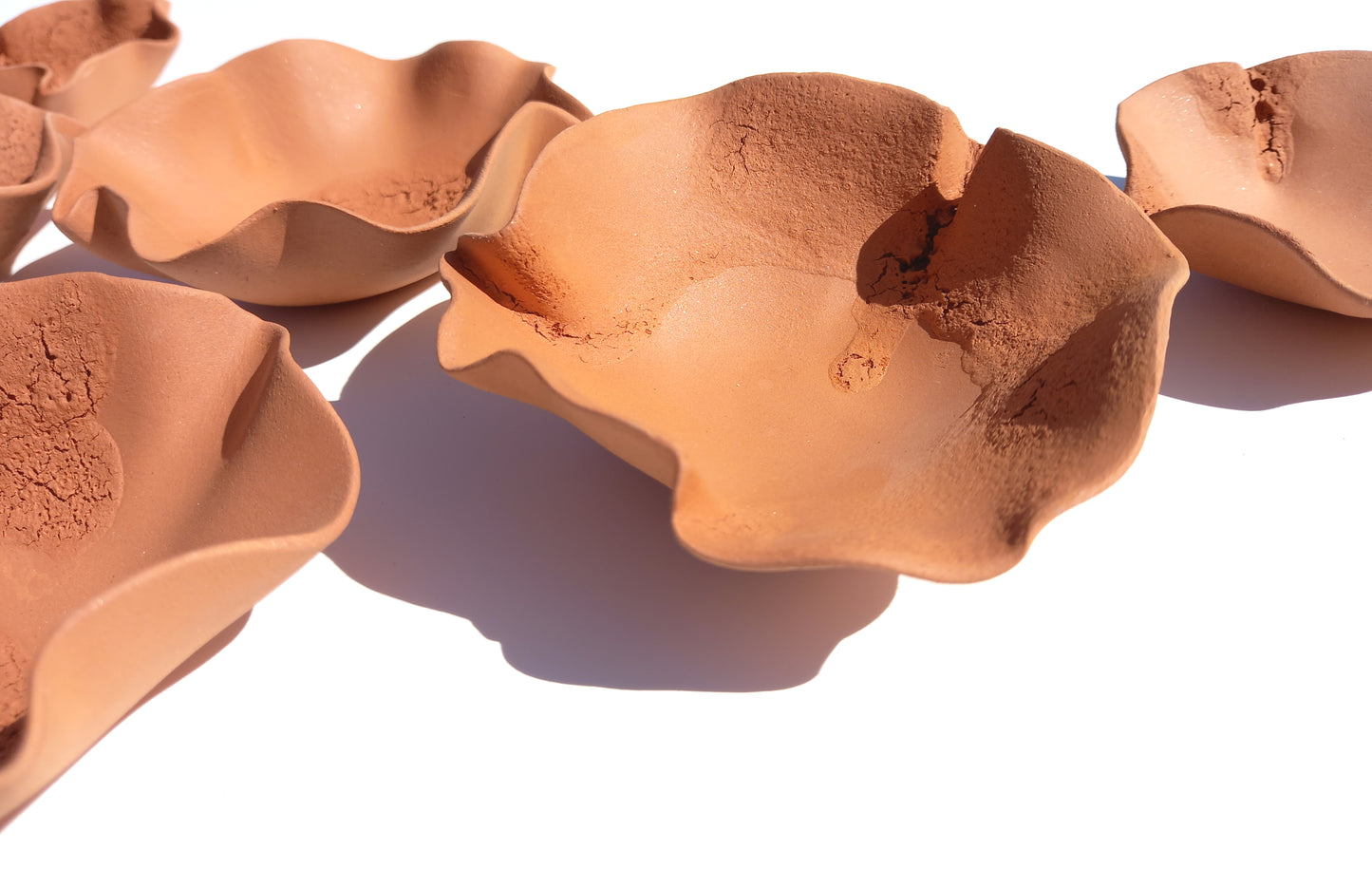Large Terracotta Wall Art - Ceramic Installation - Organic Modern Sculpture Set - MADE TO ORDER