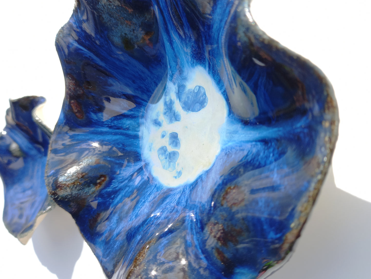 Large Blue Ceramic Wall Art - Fine Art Sculpture - Minimalist Installation - MADE TO ORDER