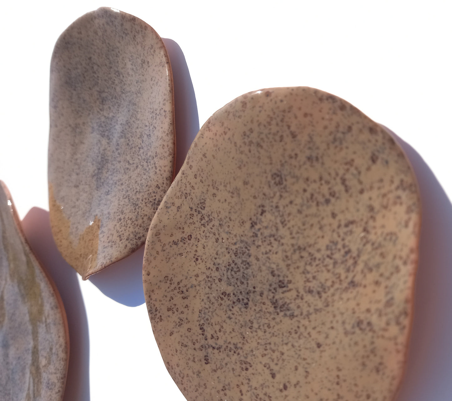Toffee Brown Terracotta Wall Art - Ceramic Wall Sculpture - Modern Decorative Tiles - Made to Order
