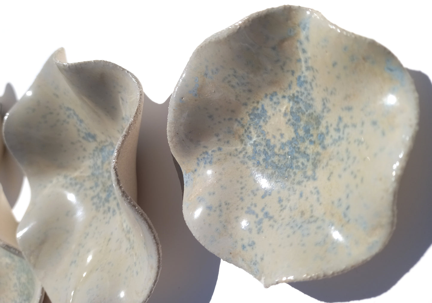Sage Green Ceramic Wall Installation, Light Olive Organic Art Sculpture, Made to Order