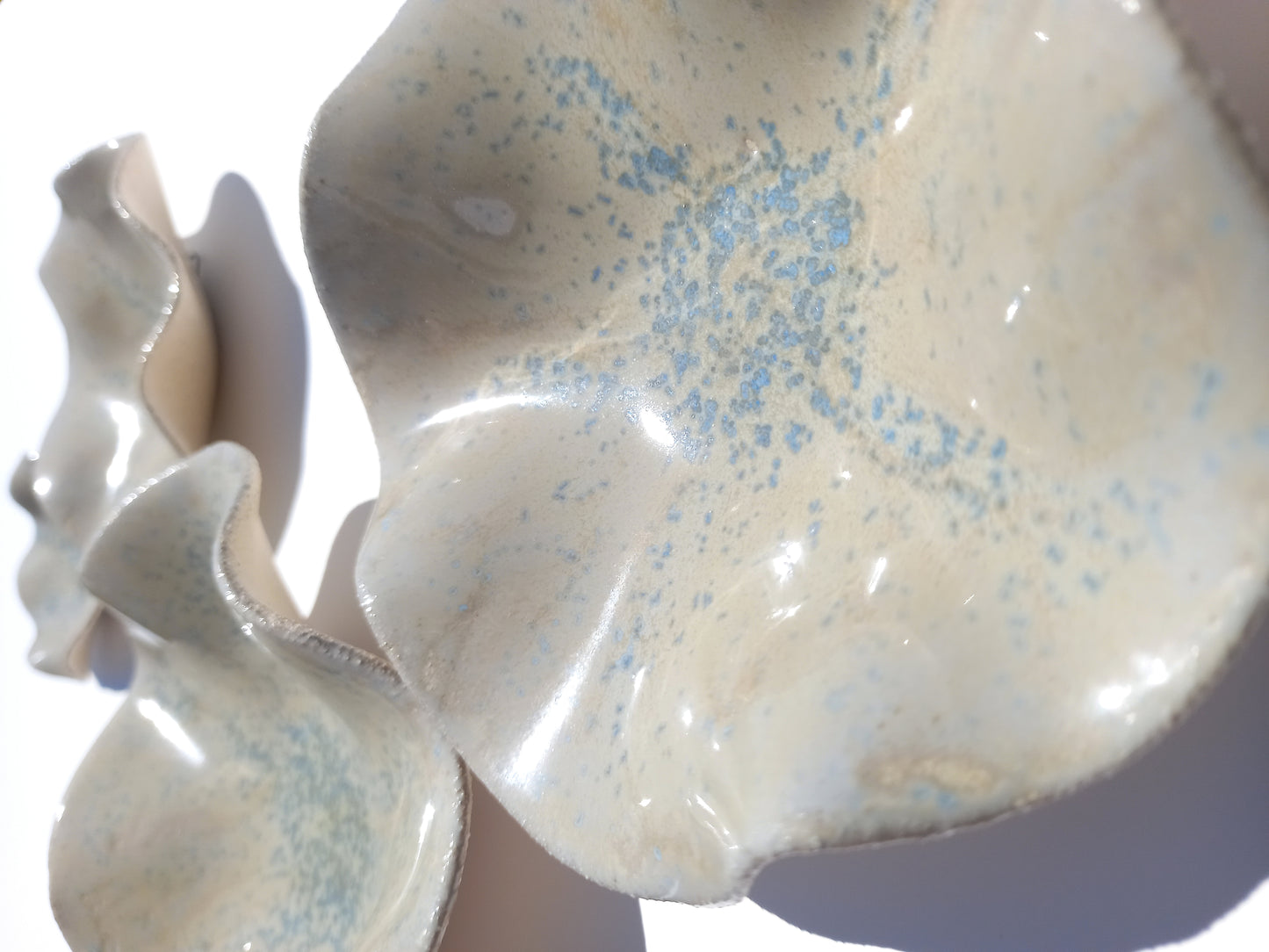 Sage Green Ceramic Wall Installation, Light Olive Organic Art Sculpture, Made to Order