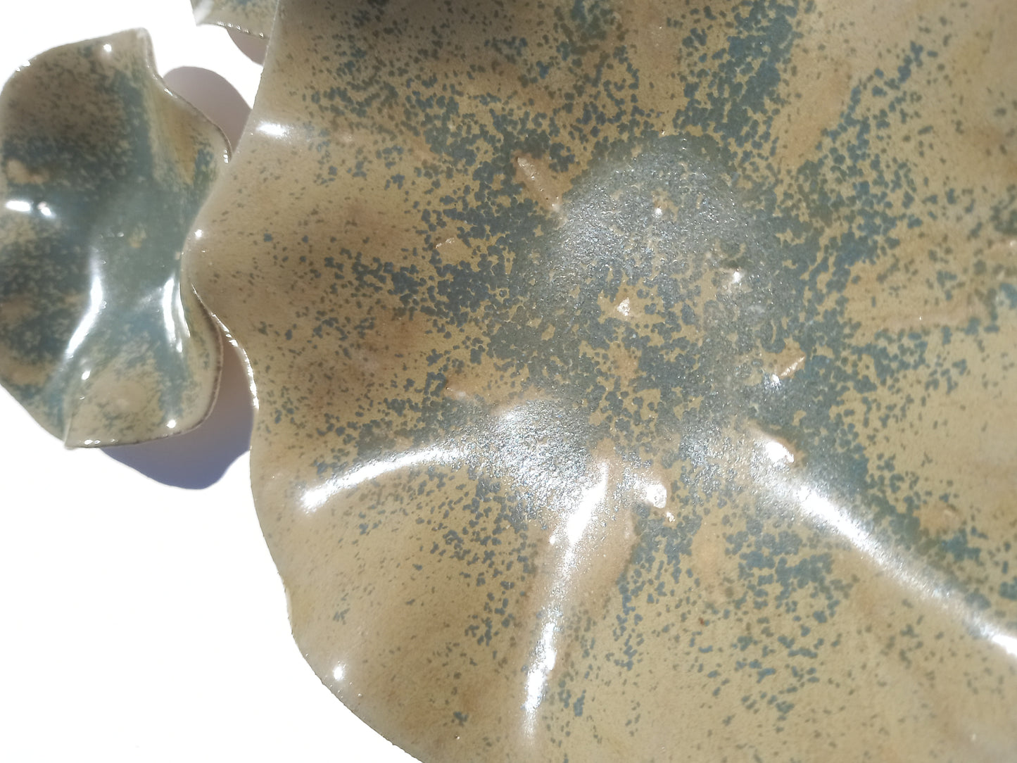 Muted Sage Green Porcelain Art Sculpture: Custom Ceramic Wall Decor, Made to Order