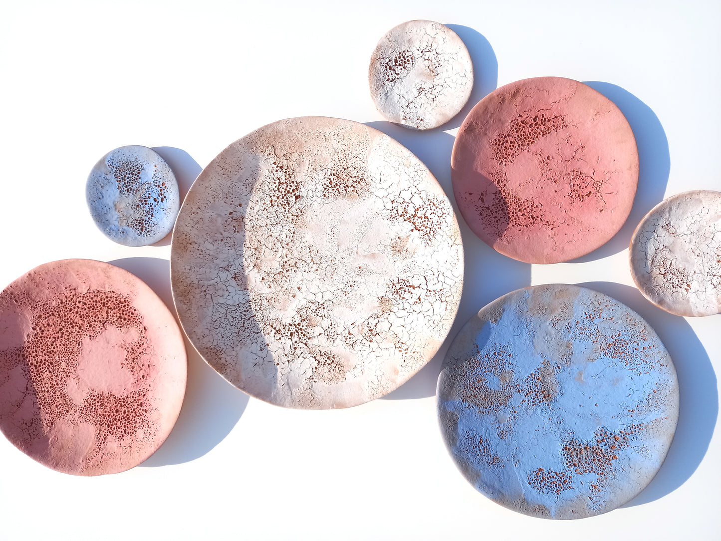 Colorful Terracotta Wall Art Tiles: Handmade Desert Ceramic Sculpture (MADE TO ORDER)