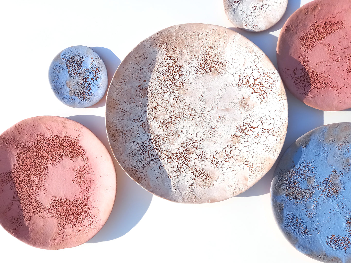 Colorful Terracotta Wall Art Tiles: Handmade Desert Ceramic Sculpture (MADE TO ORDER)