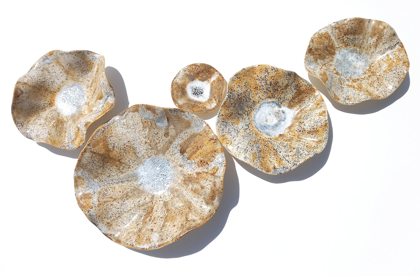 Honey, Blue and White Porcelain Art Sculpture: Custom Ceramic Wall Decor, Made to Order
