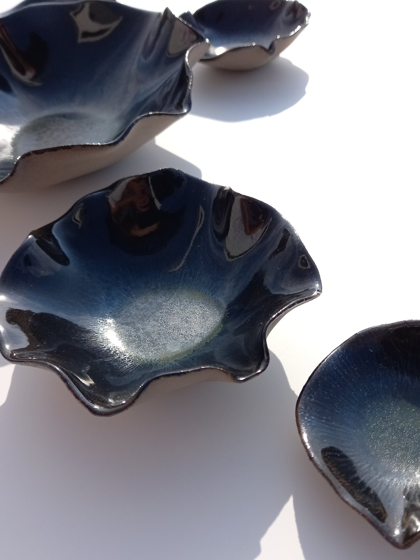 Obsidian Black Porcelain Art Sculpture: Handmade Ceramic Wall Decor, Made to Order