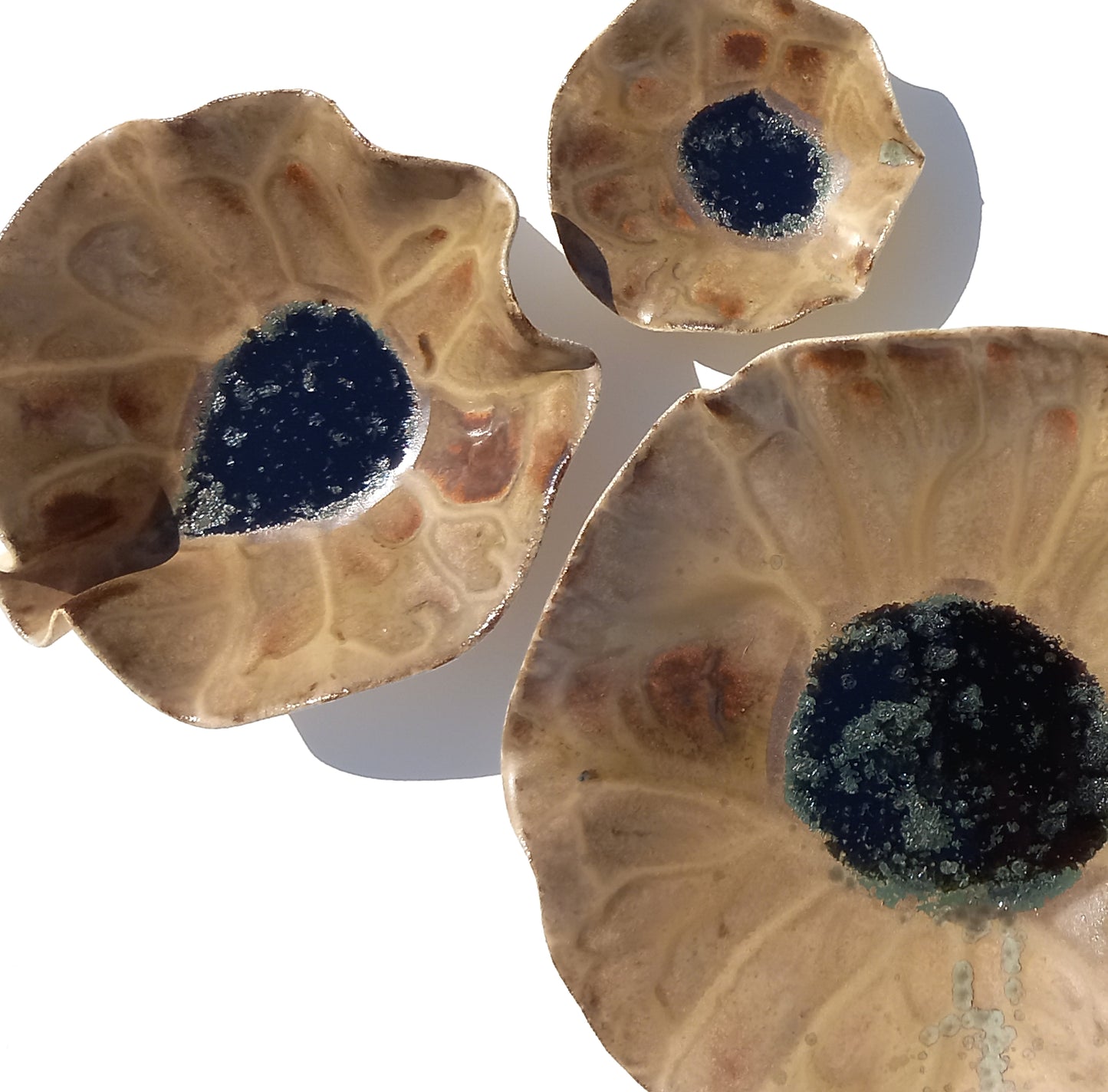 Amber Ochre and Honey Porcelain Art Sculpture: Ceramic Wall Decor, Made to Order