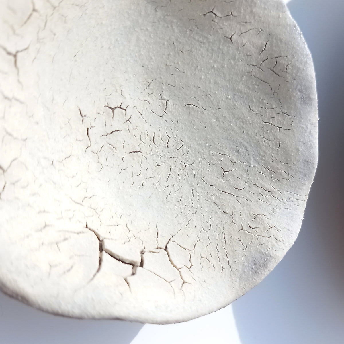 Creamy White Porcelain Art Sculpture: Matte Ceramic Wall Decor, Made to Order