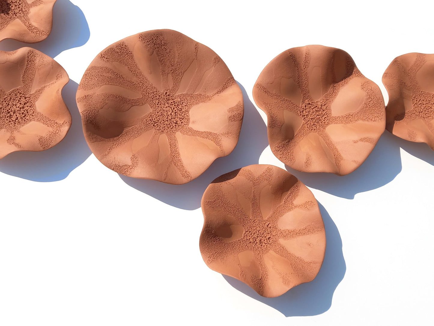 Terracotta Wall Art - Ceramic Wall Sculpture - Modern Decorative Tiles - Made to Order