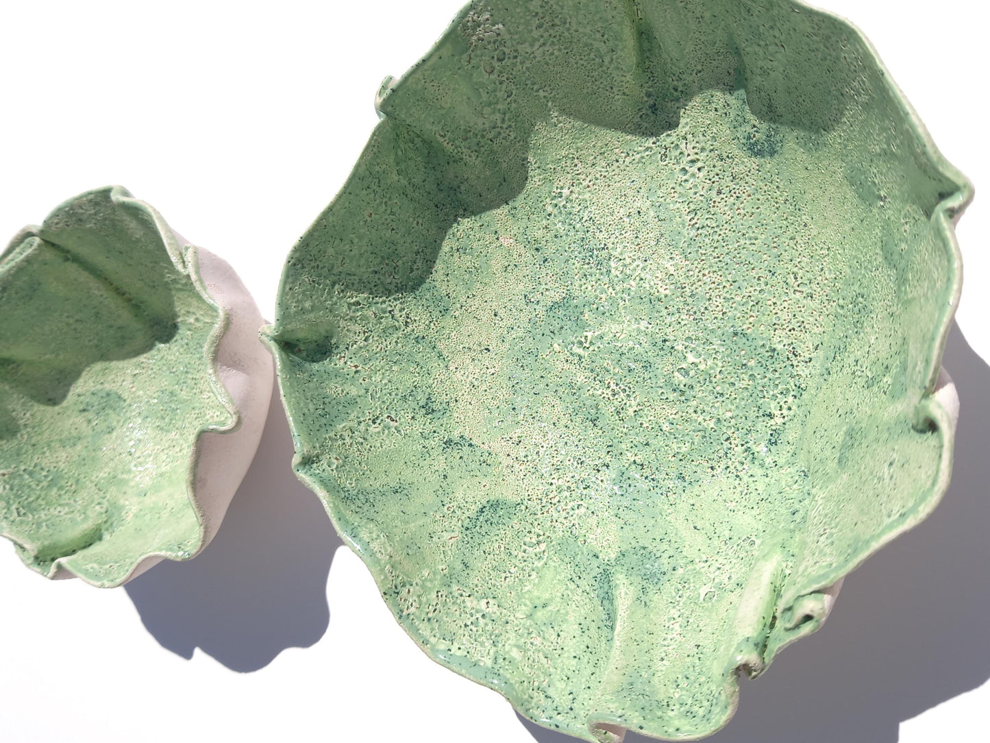 Light Green Ceramic Wall Art Sculpture: Design Your Own Set