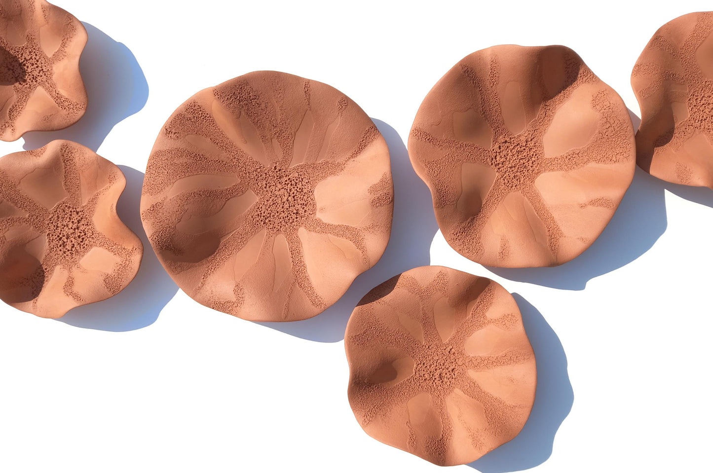 Terracotta Wall Art - Ceramic Wall Sculpture - Modern Decorative Tiles - Made to Order