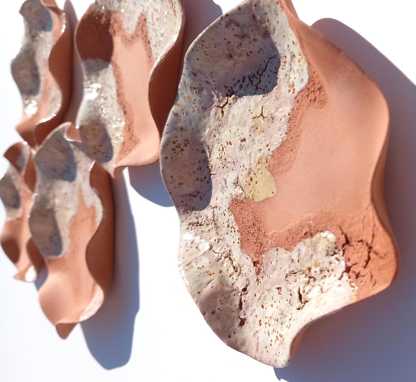 Handmade Terracotta Tile Wall Art: Earthy Ceramic Sculpture, Made to Order