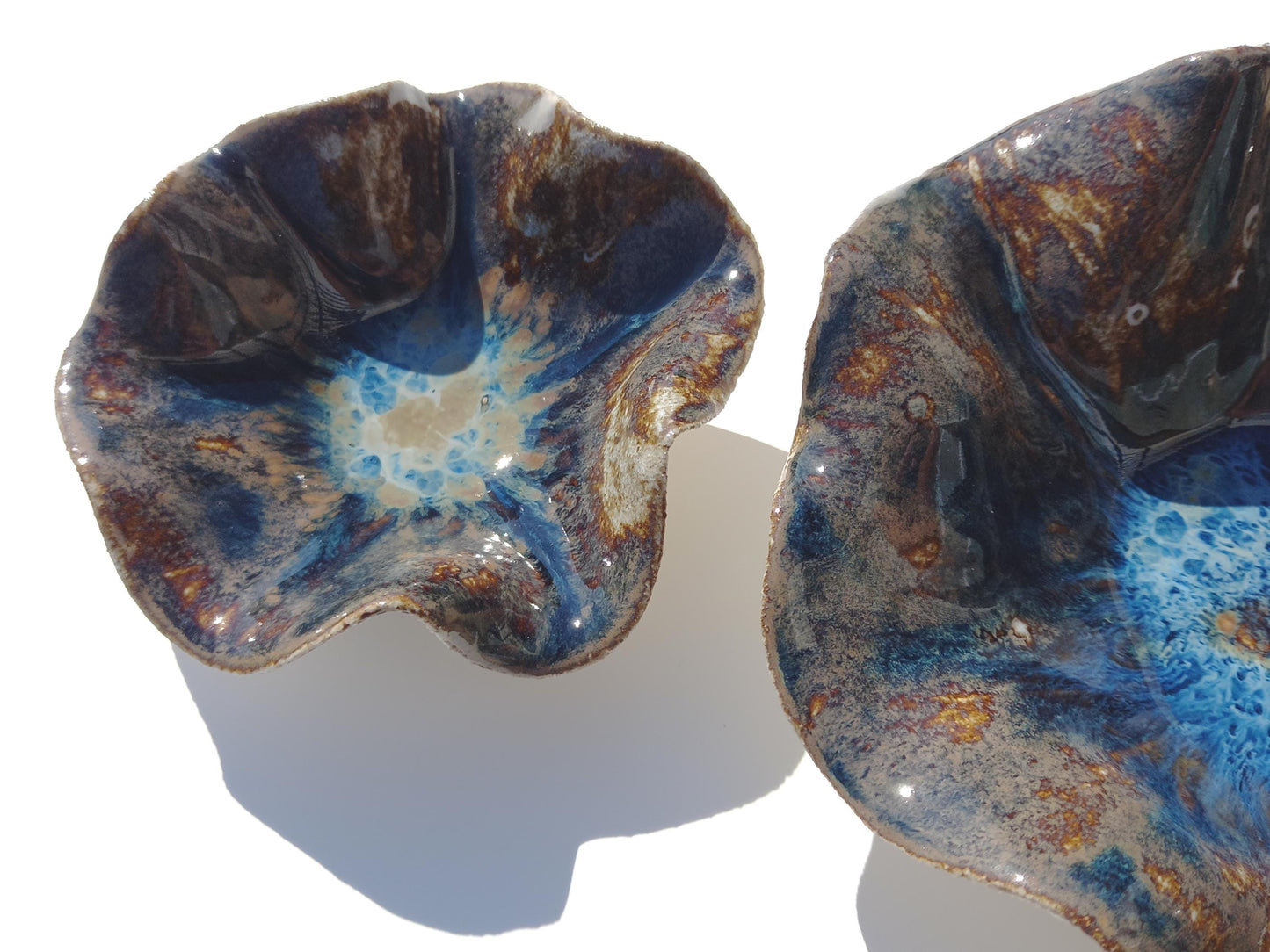 Large Blue Ceramic Wall Art - Ocean Inspired Installation - Minimalist Sculpture - MADE TO ORDER