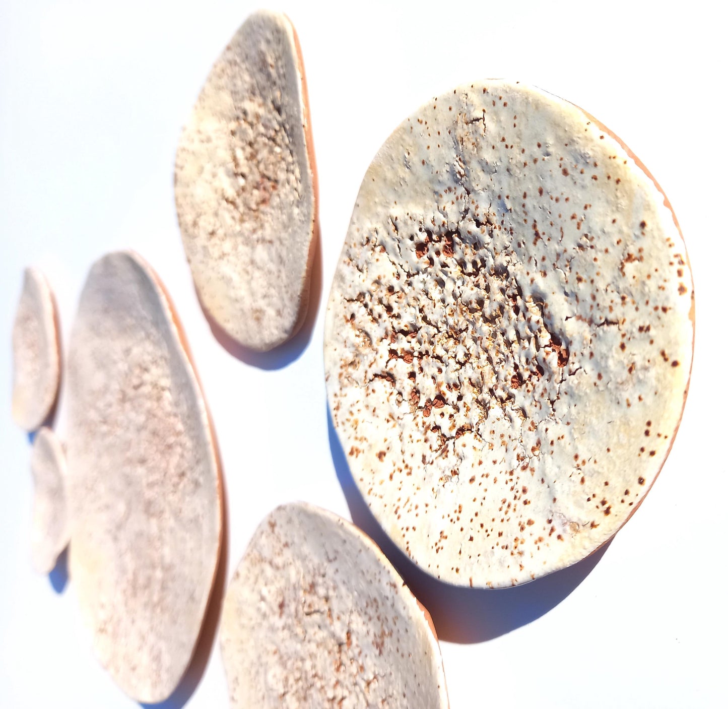 Beige Terracotta Wall Art - Ceramic Wall Sculpture - Modern Decorative Tiles - Made to Order