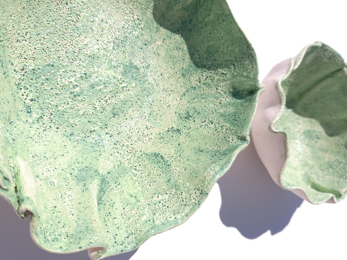 Light Green Ceramic Wall Art Sculpture: Design Your Own Set