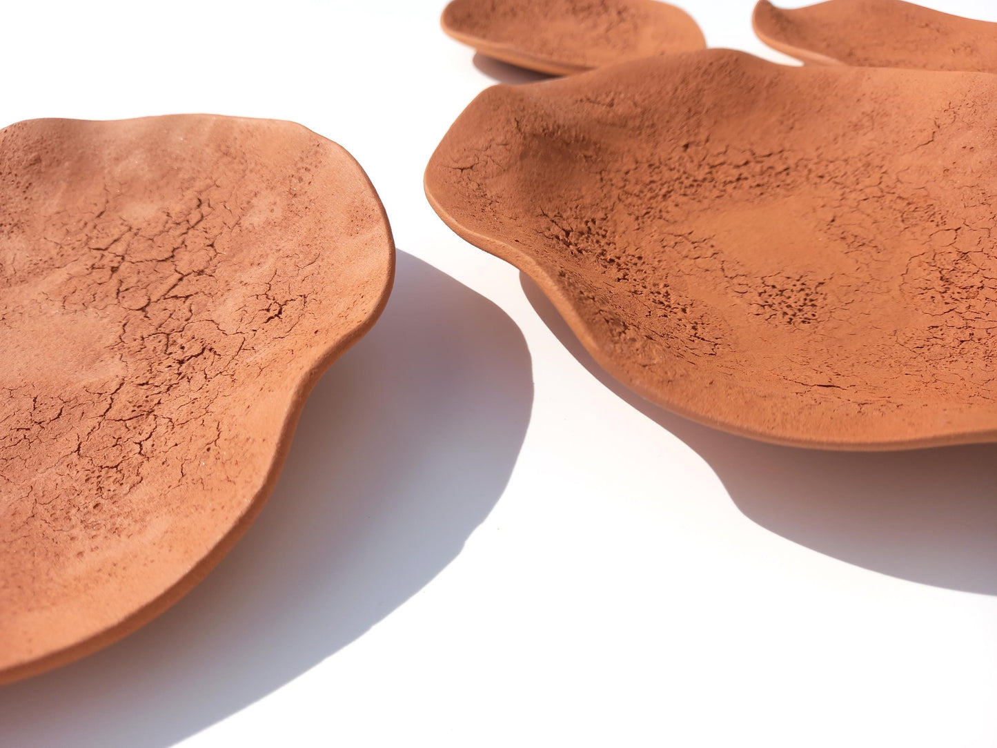 Terracotta Wall Art Tiles: Ceramic Desert Sculpture, Made to Order