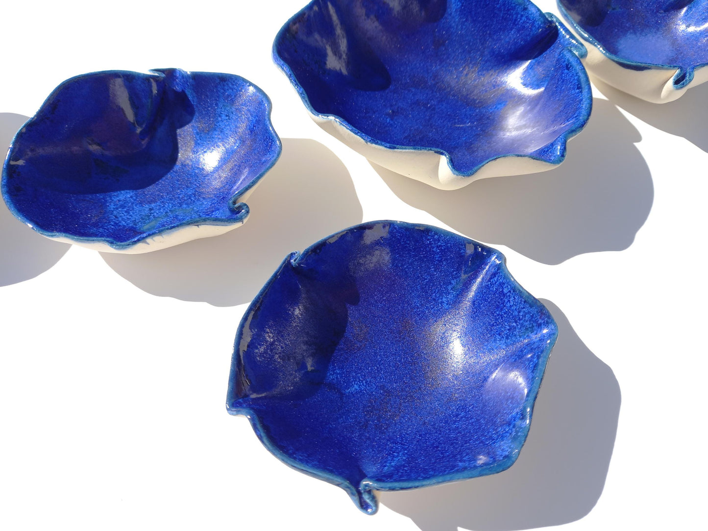Large Blue Porcelain Wall Art - Ceramic Installation - Minimalist Sculpture - MADE TO ORDER