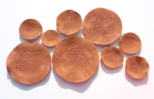 Large Terracotta Wall Art Tiles: Handmade Ceramic Sculpture (MADE TO ORDER)